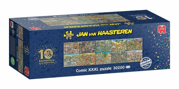 Jumbo 1110100027 Jan van Haasteren 10 Jahre JvH Studio Surprise item 30200 Teile Puzzle