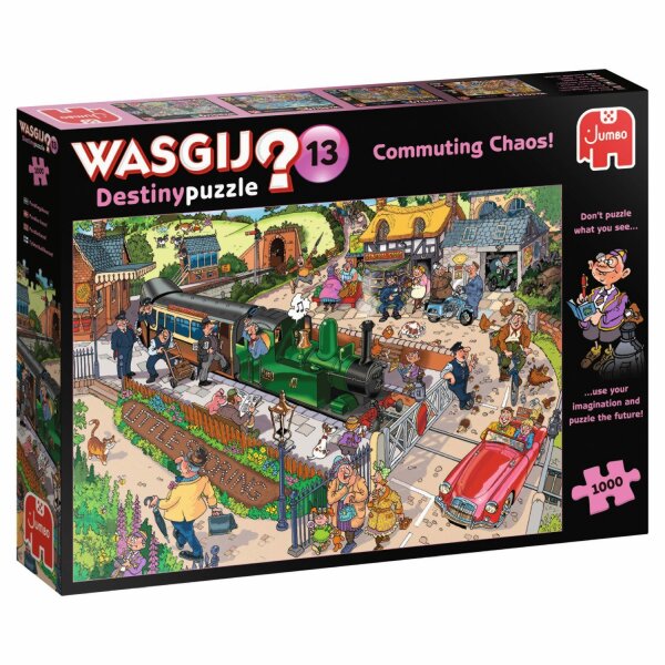 Jumbo 1119800090 Wasgij Destiny 13 - Pendler-Verkehr 1000 Teile Puzzle