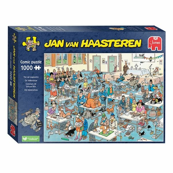 Jumbo 1110100032 Jan van Haasteren - Die Katzenshow 1000 Teile Puzzle