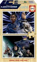 Educa 19314 Lightyear 2x50 Teile Holzpuzzle