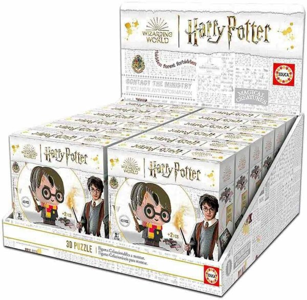 Educa 19498 Puzzles Minifiguren 3D Harry Potter 6x2ass (MQ12)