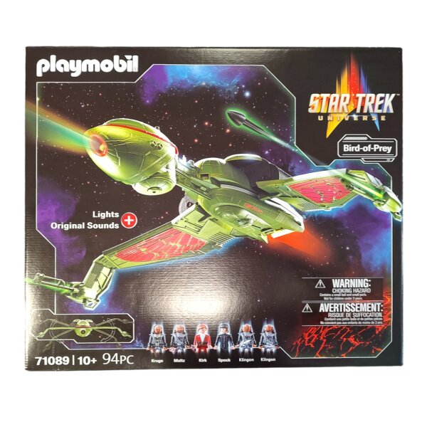 Playmobil 71089 Star Trek - Klingonenschiff mit Licht und original Soundeffekten
