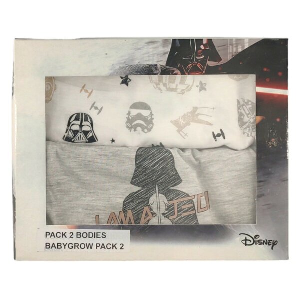STAR WARS (8945) BABY GROW 2PCK 24 Mon / 86 cm