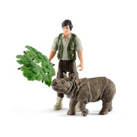 Schleich 42428 Wild Life Ranger + Nashorn Starter-Set