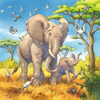 Ravensburger 08003 Wilde Giganten 3x49 Teile Puzzle