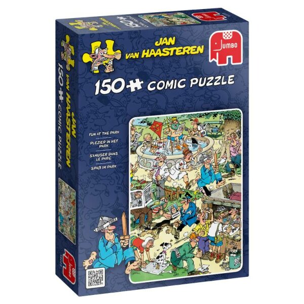 Jumbo 19023 Jan van Haasteren - Spaß im Park 150 Teile Puzzle