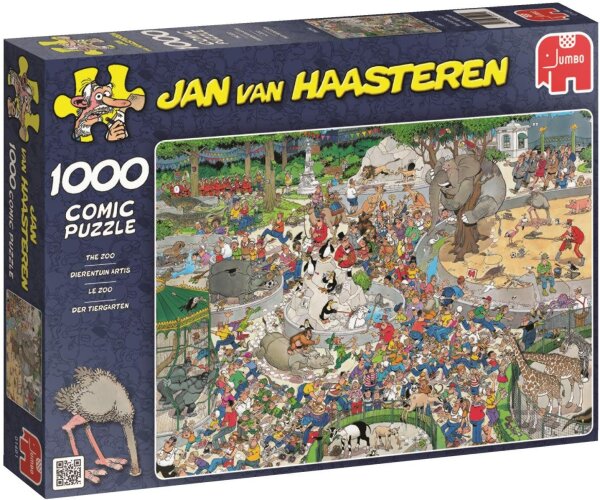 Jumbo 01491 Jan van Haasteren - Der Tiergarten 1000 Teile Puzzle