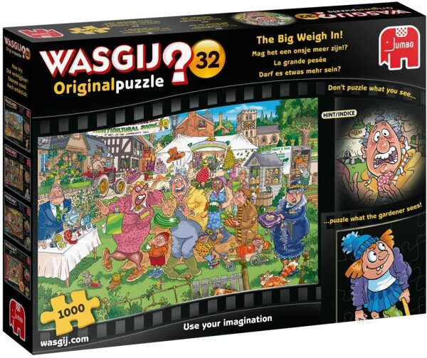 Jumbo 19170 Wasgij Original 32 - Darf es etwas mehr sein? 1000 Teile Puzzle