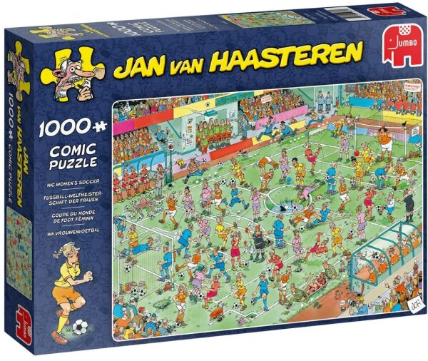 Jumbo 19091 Jan van Haasteren - Womens Soccer 1000 Teile Puzzle