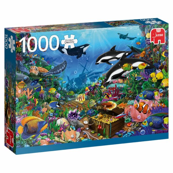 Jumbo 18814 Juwelen der Tiefe 1000 Teile Puzzle