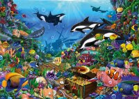 Jumbo 18814 Juwelen der Tiefe 1000 Teile Puzzle