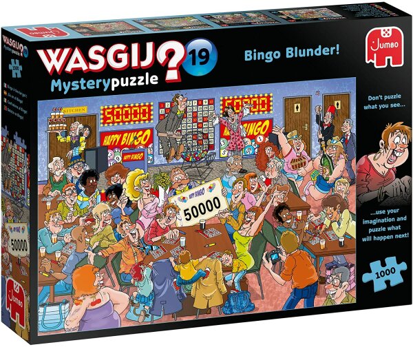 Jumbo 19182 Wasgij Mystery 19 - Bingo Blunder 1000 Teile Puzzle