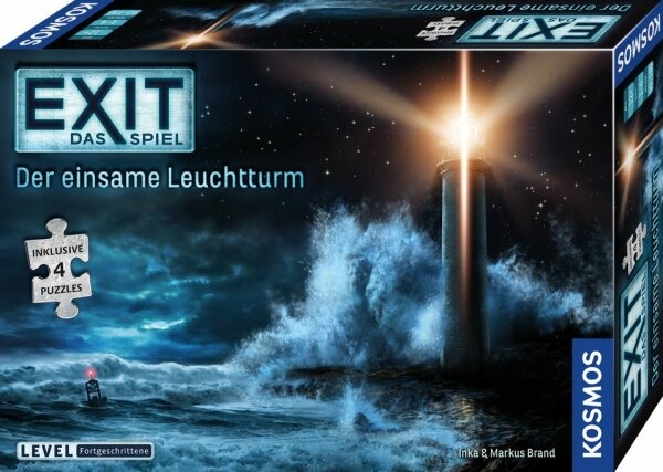 KOSMOS 69888 EXIT - Das Spiel + Puzzle: Der einsame Leuchtturm (Fortgeschrittene)