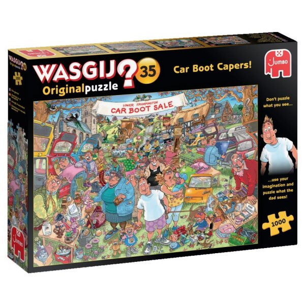Jumbo 19184 Wasgji Original 35 - Flohmarkt-Chaos! 1000 Teile Puzzle