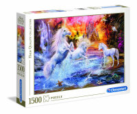 Clementoni 31805 Wilde Einhörner 1500 Teile Puzzle...