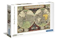 Clementoni 36526 Antike See-Karte 6000 Teile Puzzle High...