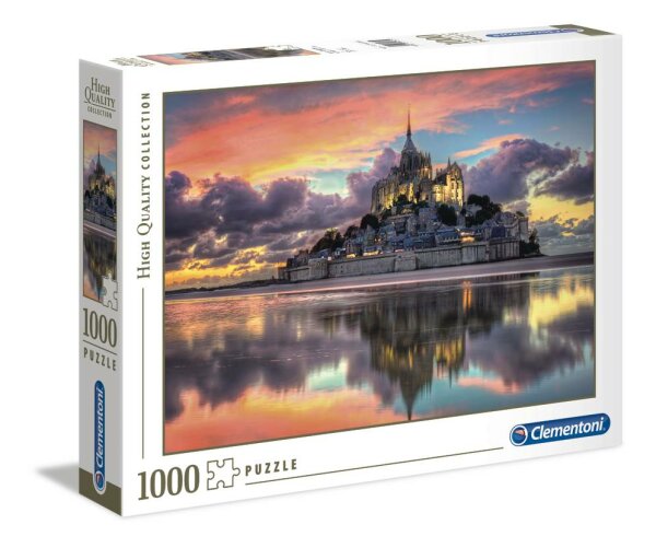 Clementoni 39367 Der wunderschöne Mont Saint-Michel 1000 Teile Puzzle High Quality Collection