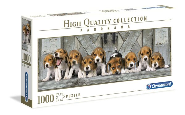 Clementoni 39435 Beagles 1000 Teile Puzzle High Quality Collection Panorama