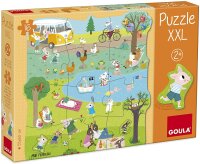 Jumbo 53427 GOULA - Puzzle XXL Ein Tag auf dem Land