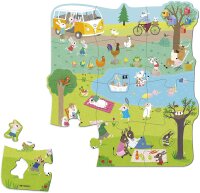 Jumbo 53427 GOULA - Puzzle XXL Ein Tag auf dem Land
