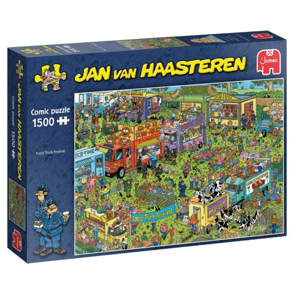 Jumbo 20042 Jan van Haasteren - Food Truck Festival 1500 Teile Puzzle