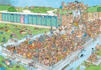 Jumbo 20040 Jan van Haasteren - Pool Pile-Up 2000 Teile...