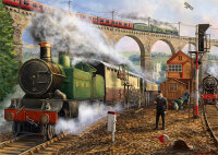 Jumbo 11331 Falcon - Mail by Rail 2x 500 Teile Puzzle
