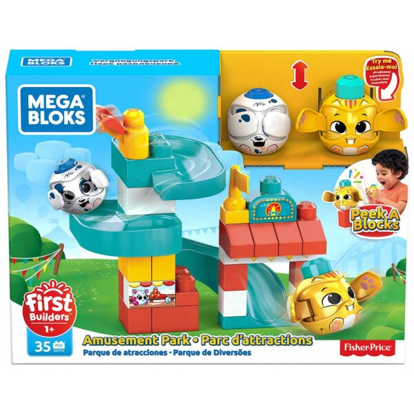 Mattel GKX70 Mega Bloks Vergnügungspark First Builders