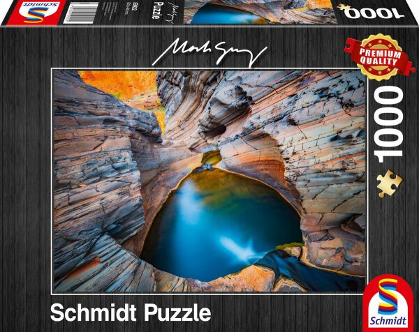 Schmidt 59922 Mark Grey Indigo 1000 Teile Puzzle