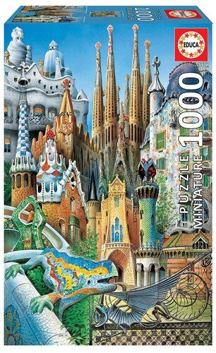 Educa 11874 Gaudi 1000 Teile Miniature Puzzle