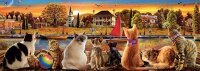 Educa 18001 Katzen am Quai 1000 Teile Puzzle