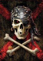Educa 17964 Pirate Skull 500 Teile Puzzle