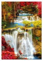 Educa 18461 Wasserfall im Wald 1000 Teile Puzzle