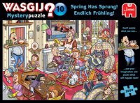 Jumbo 81905 Wasgij Mystery 10 - Endlich Frühling! 1000 Teile Puzzle TOYMI Exclusive
