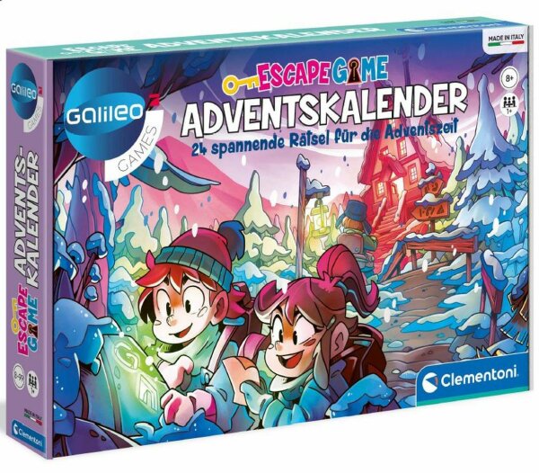 Clementoni 59251 Escape Game Adventskalender