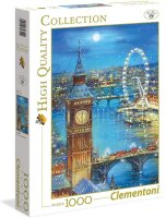 Clementoni 39319 Snow flakes on the Big Ben 1000 Teile...