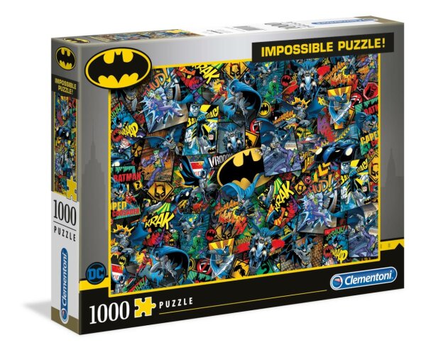 Clementoni 39575 Batman 1000 Teile Puzzle Impossible Batman Collection