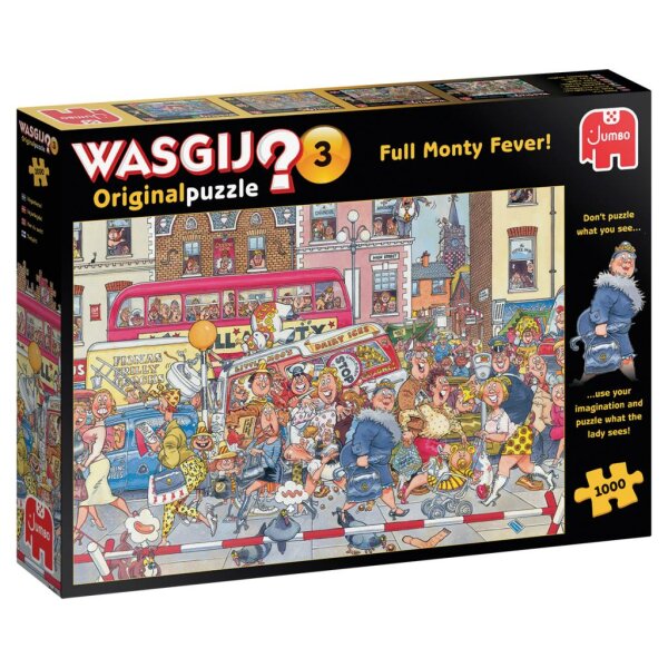 Jumbo 81923 WASGIJ Original 3: Full Monty Fever 1000 Teile Puzzle