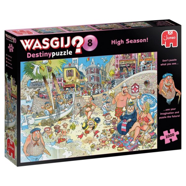 Jumbo 81930 WASGIJ Destiny 8: Hochsaison 1000 Teile Puzzle