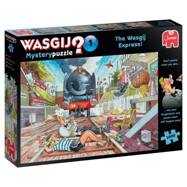 Jumbo 81932 WASGIJ Mystery 1: The Wasgij Express 1000 Teile Puzzle
