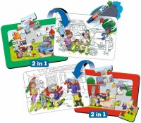 Aqua Doodle® Puzzle: Einsatzfahrzeuge