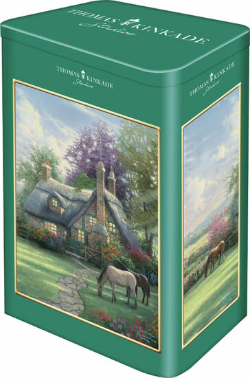 Schmidt 59692 Thomas Kinkade 500 Teile Puzzle A Perfect Summer Day in der Nostalgiedose