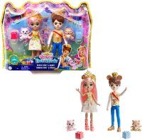 Royal Enchantimals Braylee Bear und Bannon Bear Puppen...