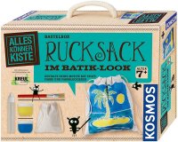 KOSMOS 60433 Rucksack im Batik-Look Experimentierkasten...