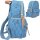 Depesche 12026 Miss Melody Rucksack BLUE QUILT