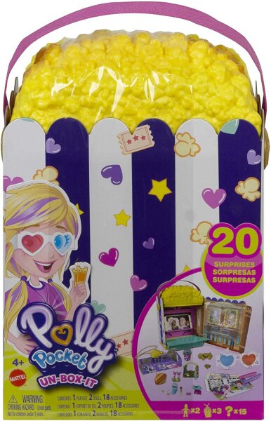 Mattel GVC96 - Polly Pocket Popcorn-Box